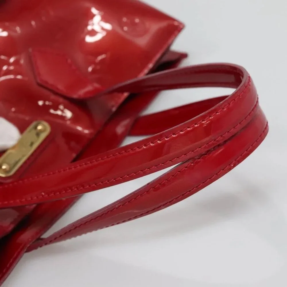 LOUIS VUITTON Monogram Vernis Wilshire PM Bag Pomme D'amour M93642 Auth BA1873 - Picture 8 of 16